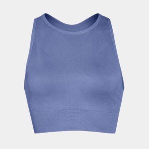 Knix - Good to Go High Neck Seamless Bra - Ultra Blue -  M